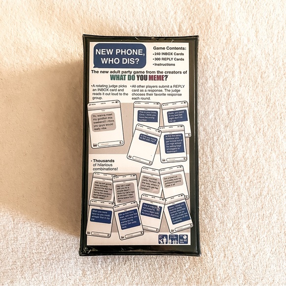NEW New Phone Who Dis Card Game for Adults - Picture 2 of 5